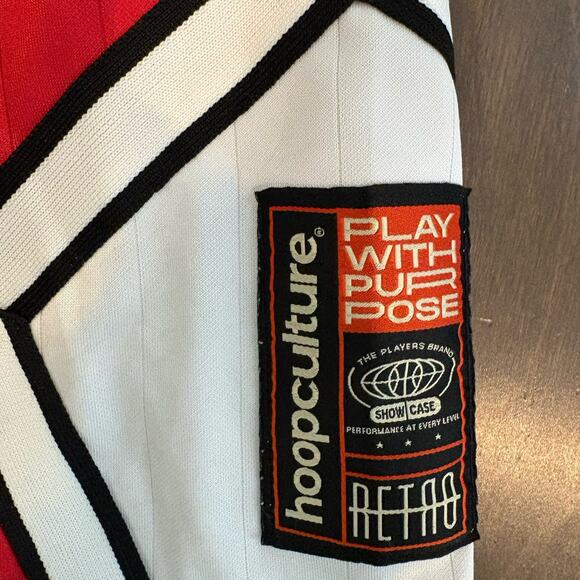 Hoop Culture Basketball Shorts Men Small Red Mesh 7” Inseam - Picture 3 of 16